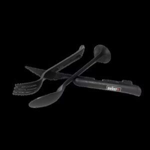 Weber edice,sada kempingových a cestovních příborů Koziol, Klikk Pocket, 3 ks