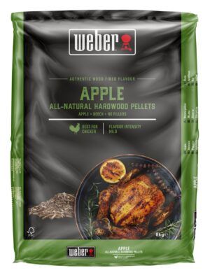 Dřevěné pelety jablko, 8 kg (vhodné pro drůbež)