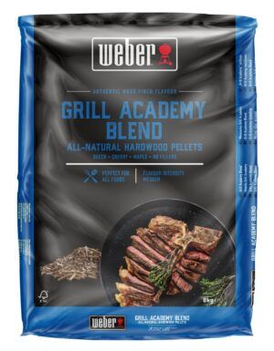 Dřevěné pelety Grill Academy Blend, 8 kg