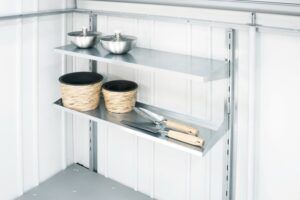 SADA REGÁLOVÝCH POLIC PRO ZAHRADNÍ BOXY STOREMAX 190