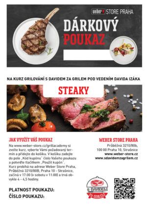 Dárkový poukaz na kurz STEAKY
