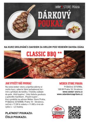 Dárkový poukaz na kurz CLASSIC BBQ