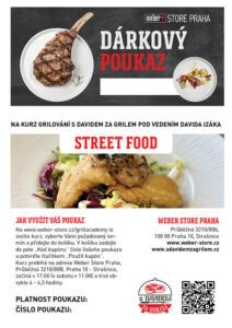 Dárkový poukaz na kurz STREET FOOD