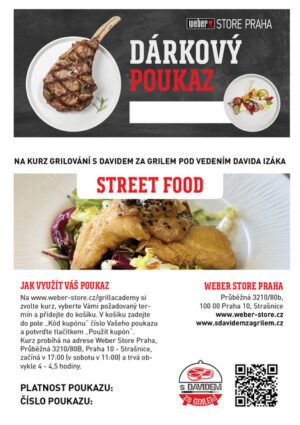Dárkový poukaz na kurz STREET FOOD