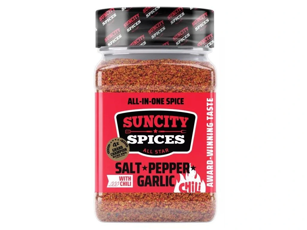 SunCity BBQ SPG Chili, Grilovací koření, 280 g