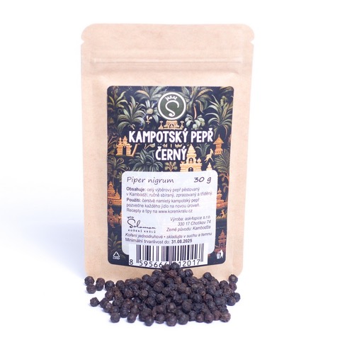 Kampotský pepř černý, 300g